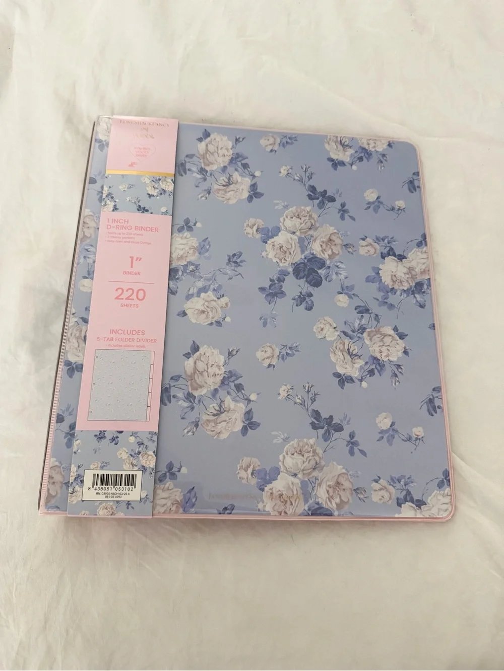 Loveshackfancy Blue Floral binder